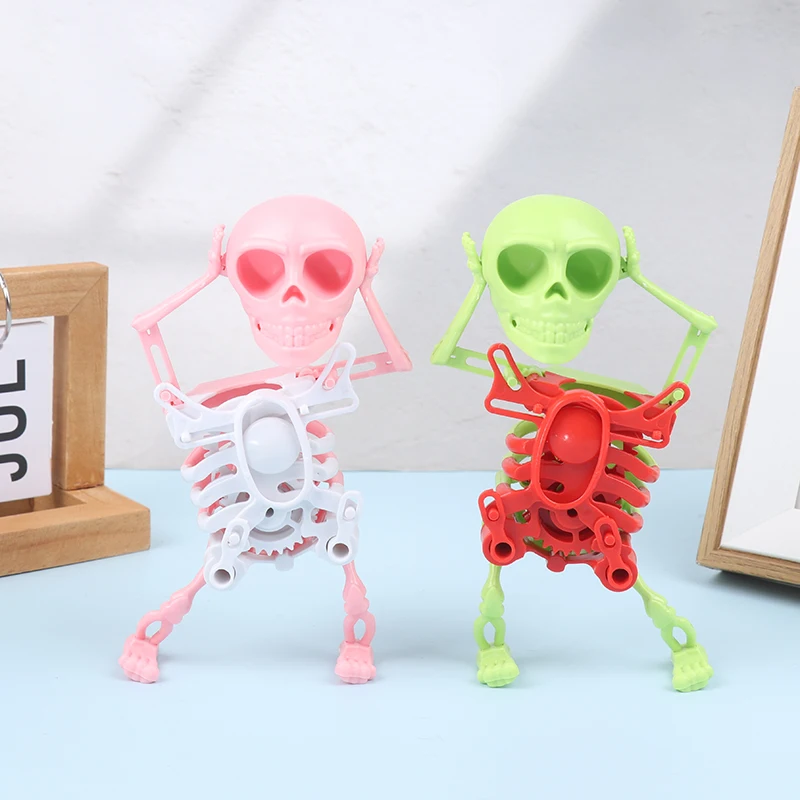 3D Printing Dancing Pink Skeleton Interesting Dancing Skeleton Spooky Dancing Comes With Music Home Decorations Children's Gifts