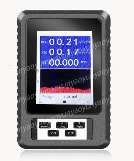 Personal Nuclear Dosimeter Radiation Counter Multifunctional Electromagnetic Tester For Home Environment