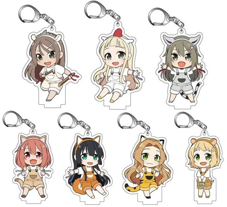 

Charm Fans Gifts Anime Yuki Yuna is a Hero: The Great Full Blossom Arc Animarukko Acrylic Keychain Gin Minowa Ornament About 6cm