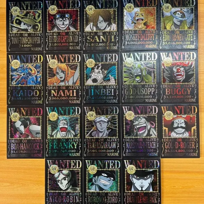 Anime ONE PIECE Rare UR Refraction Foil Robin Luffy Hancock Eustass Kid Jinbe Toys for boys Collectible Cards Birthday Present