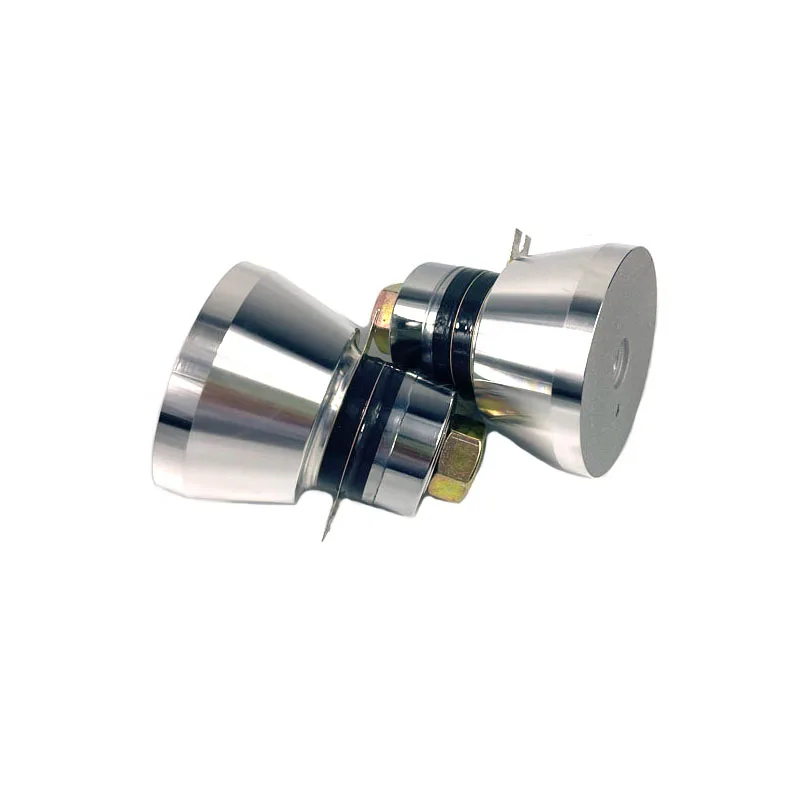 الجملة الاستشعار كهرضغطية 28KHZ 60W محول التنظيف بالموجات فوق الصوتية