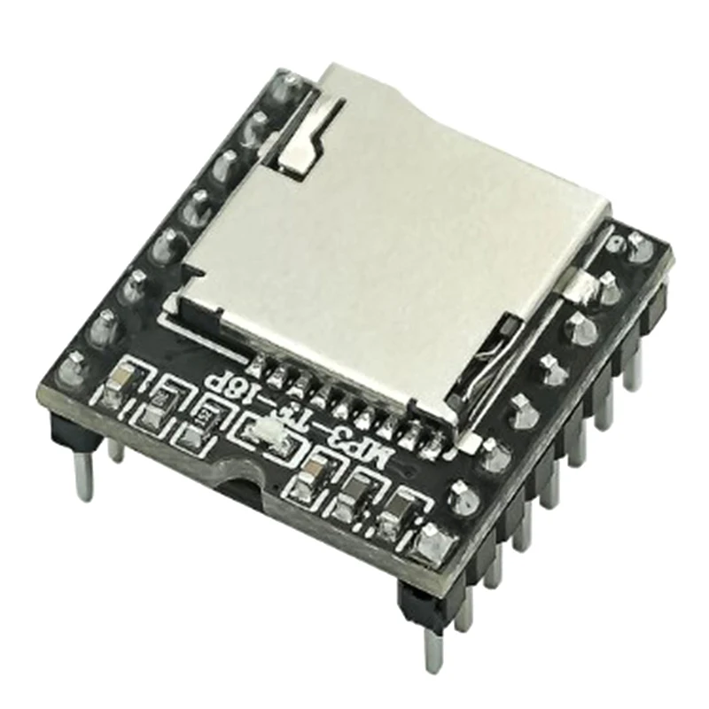 1Pc Dfplayer Mini Mp3 Speler Module V3.0 16P Ondersteuning Tf Kaart U-Disk Mini Mp3 Df Speler Audio Voice Module Board Voor Arduino