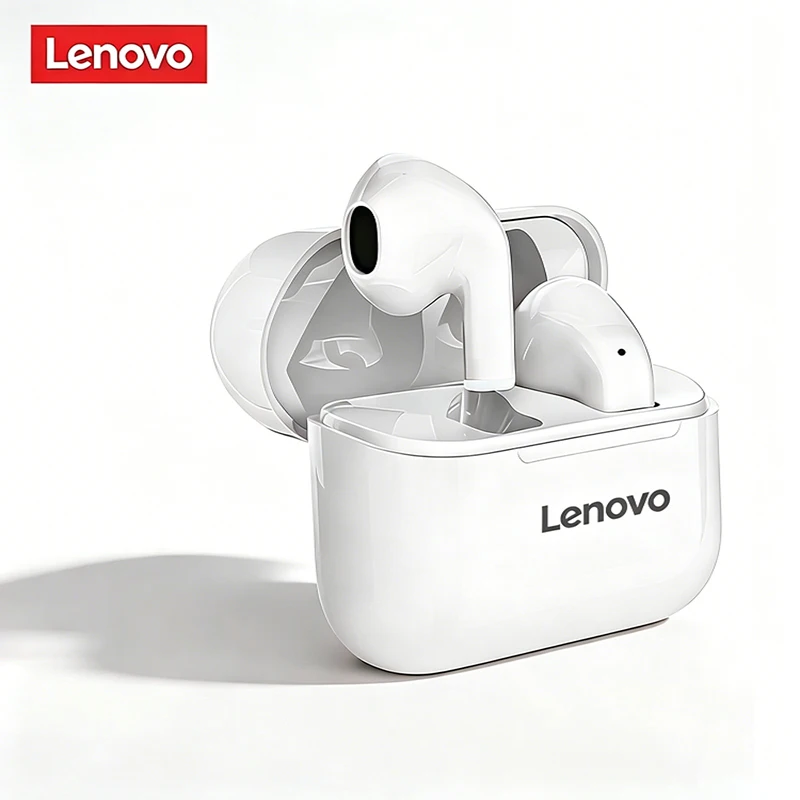Fones de Ouvido Lenovo Pro 5s Mini Portáteis Sem Fio Bluetooth com Redução de Ruído e Longa Duração da Bateria com Microfone 2026