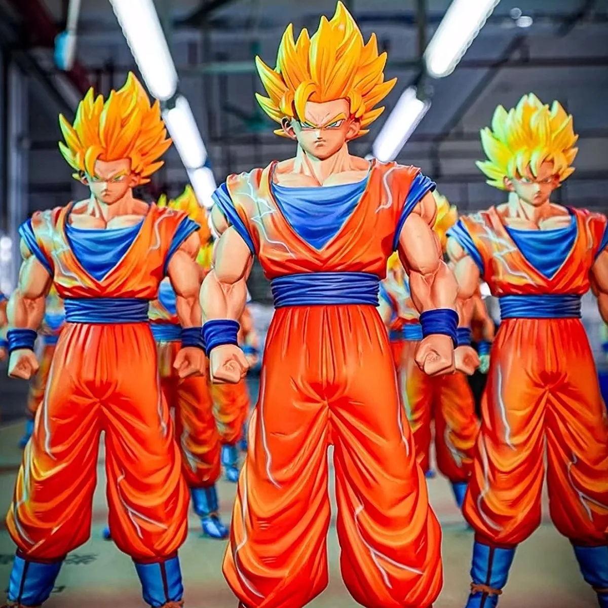 

Dragon Ball Super Saiyan Wujita Sun Wukong Полностью окрашенная статуя Модель Орнамент ручной работы