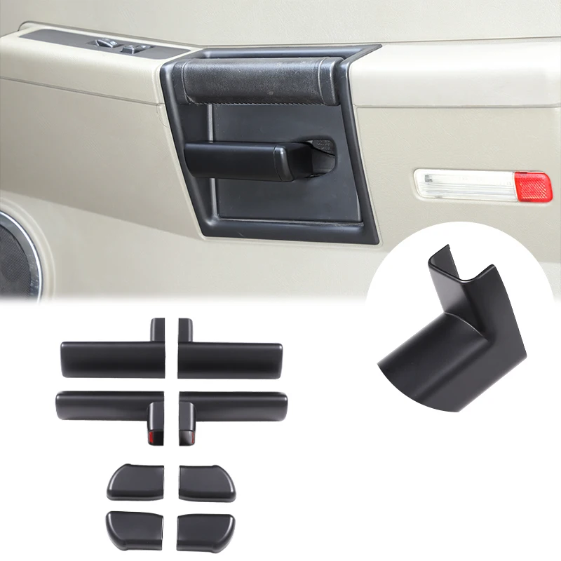 

For Hummer H2 2003-2007 ABS Car Inner Door Handle Cover Front Rear Door Interior Handle Protector Trim Sticker Accessories