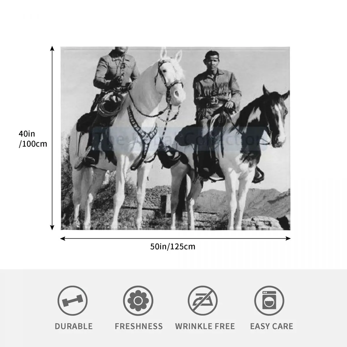 بطانية The Lone Ranger And Tonto رمي شعر هدية شخصية لمصممي الشعر #4