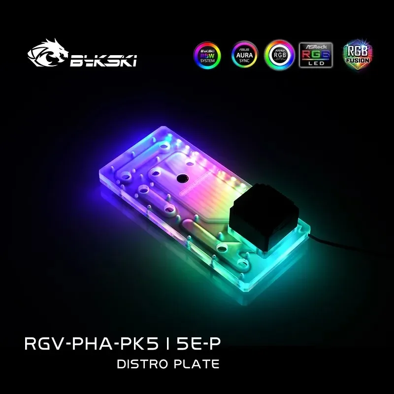 

BYKSKI Acrylic Board Water Channel Solution use for PHANTEKS 515E Case / Intead Reservoir RGV-PHA-PK515E-P
