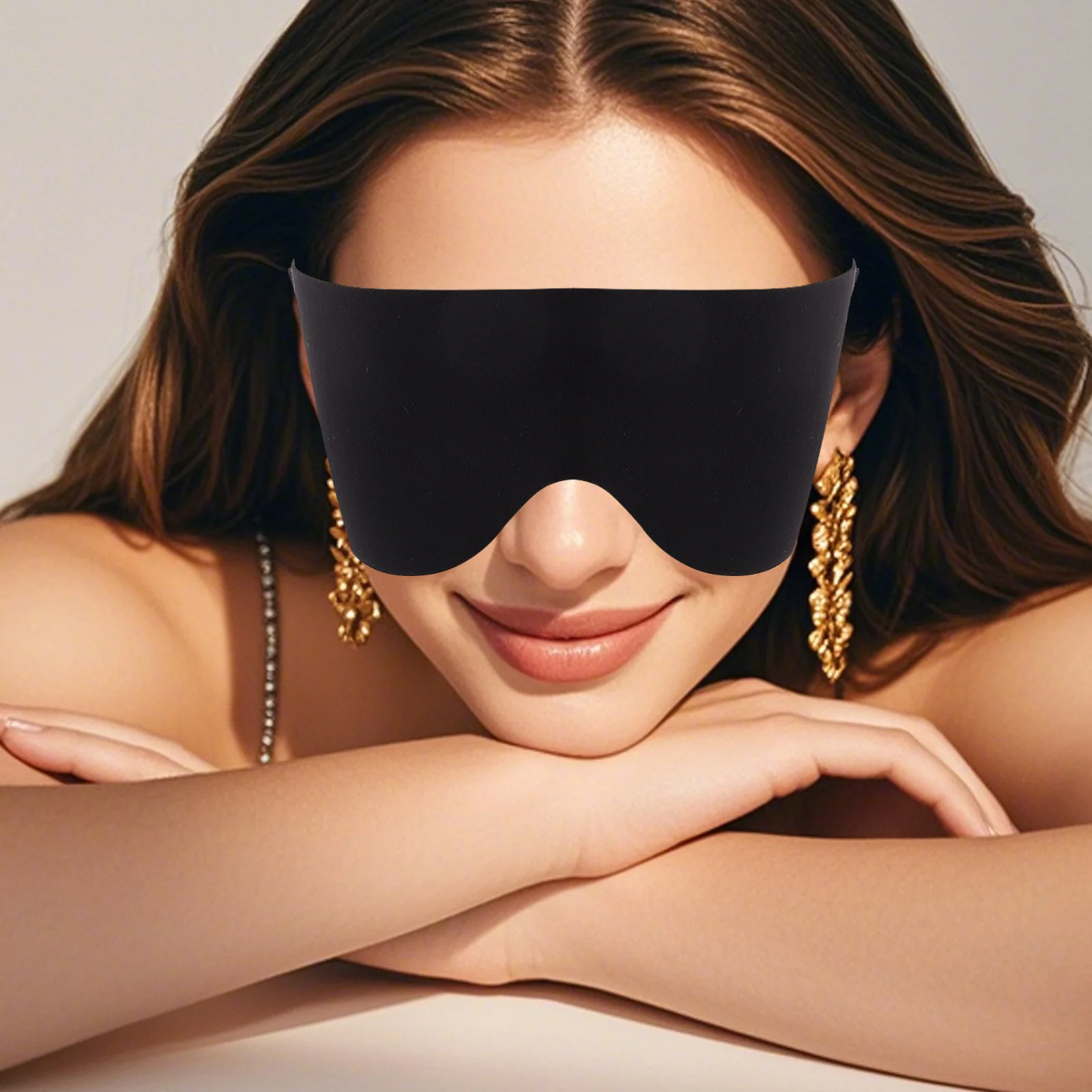 

Sleep Mask Bulk Breathable Travel Size 3D Eye Cover Elastic Ear Straps Portable Sleep Eye Mask for Travel Sleeping Supply