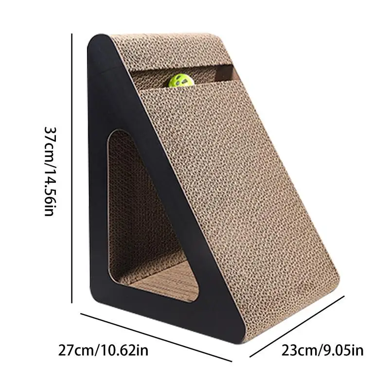 Cat Scratching Cardboard Pet Cat Scratcher Board Wear-resistant Cat Scratch Pad Claw Grinding Posts Interactive Vertical Cat