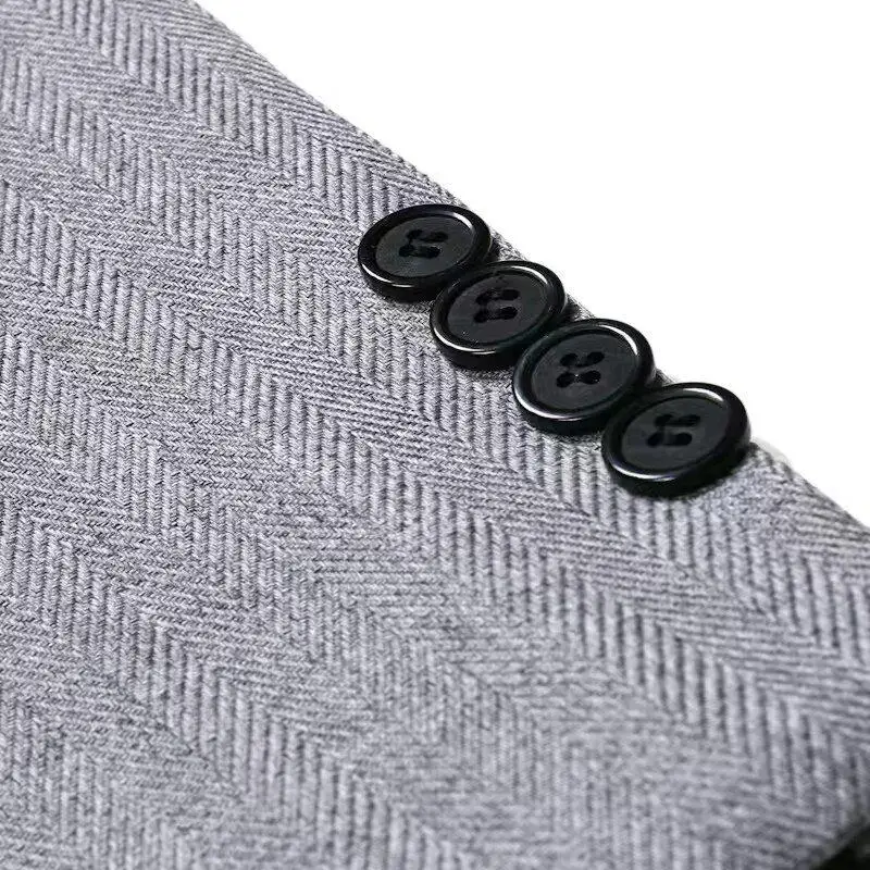 السترة نمط تنوعا الزفاف الرجال أزياء الأعمال شهم متعرجة النمط البريطاني المهنية عارضة الأداء السترة #5