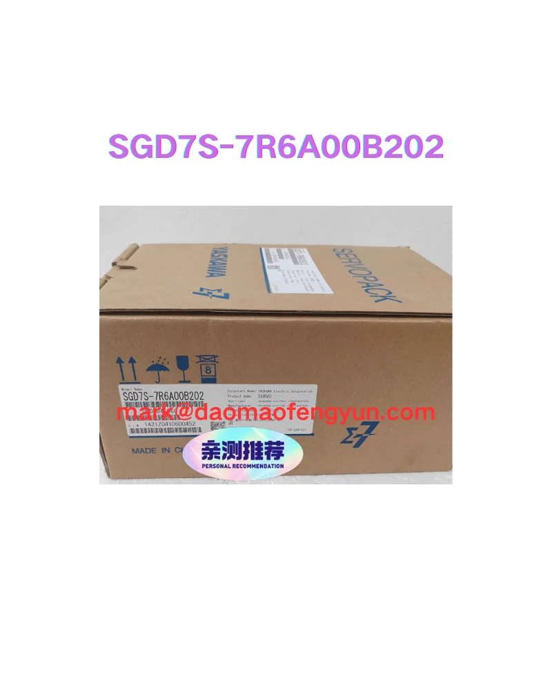 

SGD7S-7R6A00B202 Новый сервопривод,