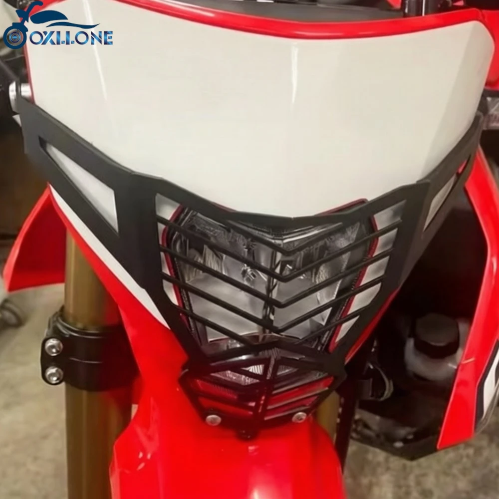 

FOR HONDA CRF250L CRF300L CRF 250L 300L 2021 2022 2023 Motorcycle Headlight Grille Guard Grill Light HeadLamp Cover Protector
