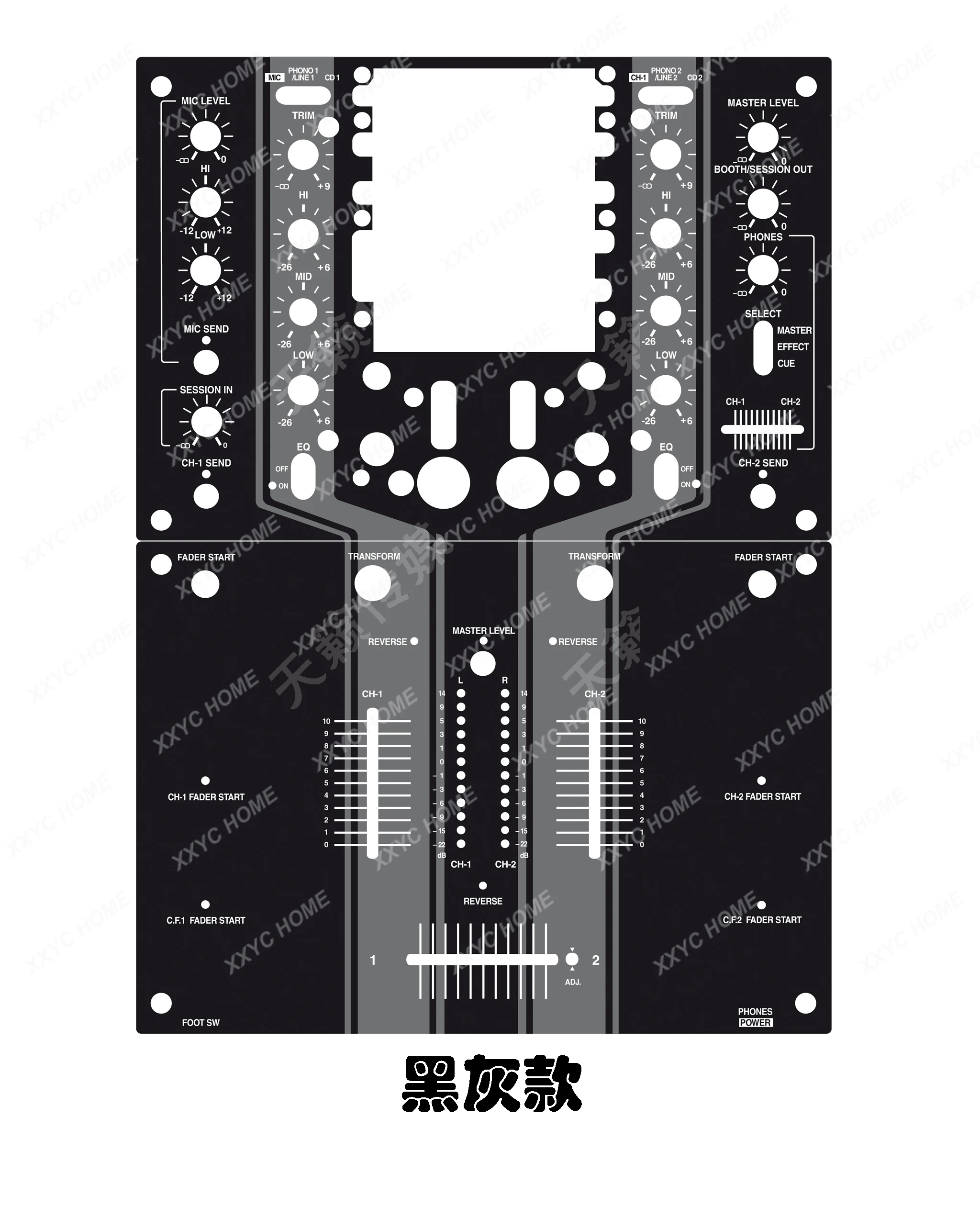 

DJM-909 кожаная защитная маска для панели миксера, DJm909 Персонализированная цветная патч, настраиваемая