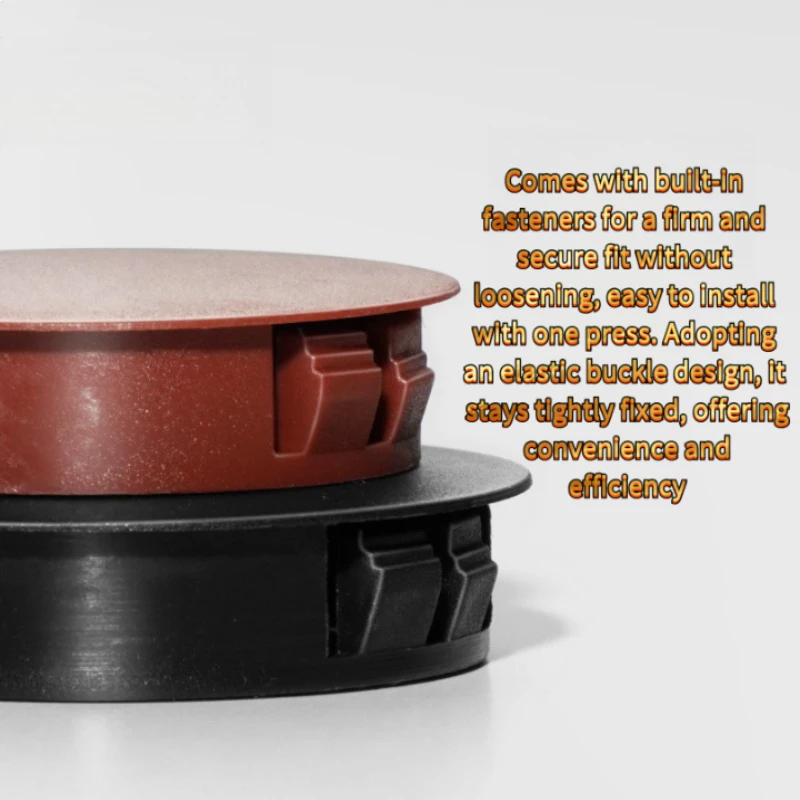 Nylon Hole Plugs 6mm-75mm Plastic Snap-In End Caps Blanking Cover Furniture Pipe Tube Cabinet Hole Sealing Stopper