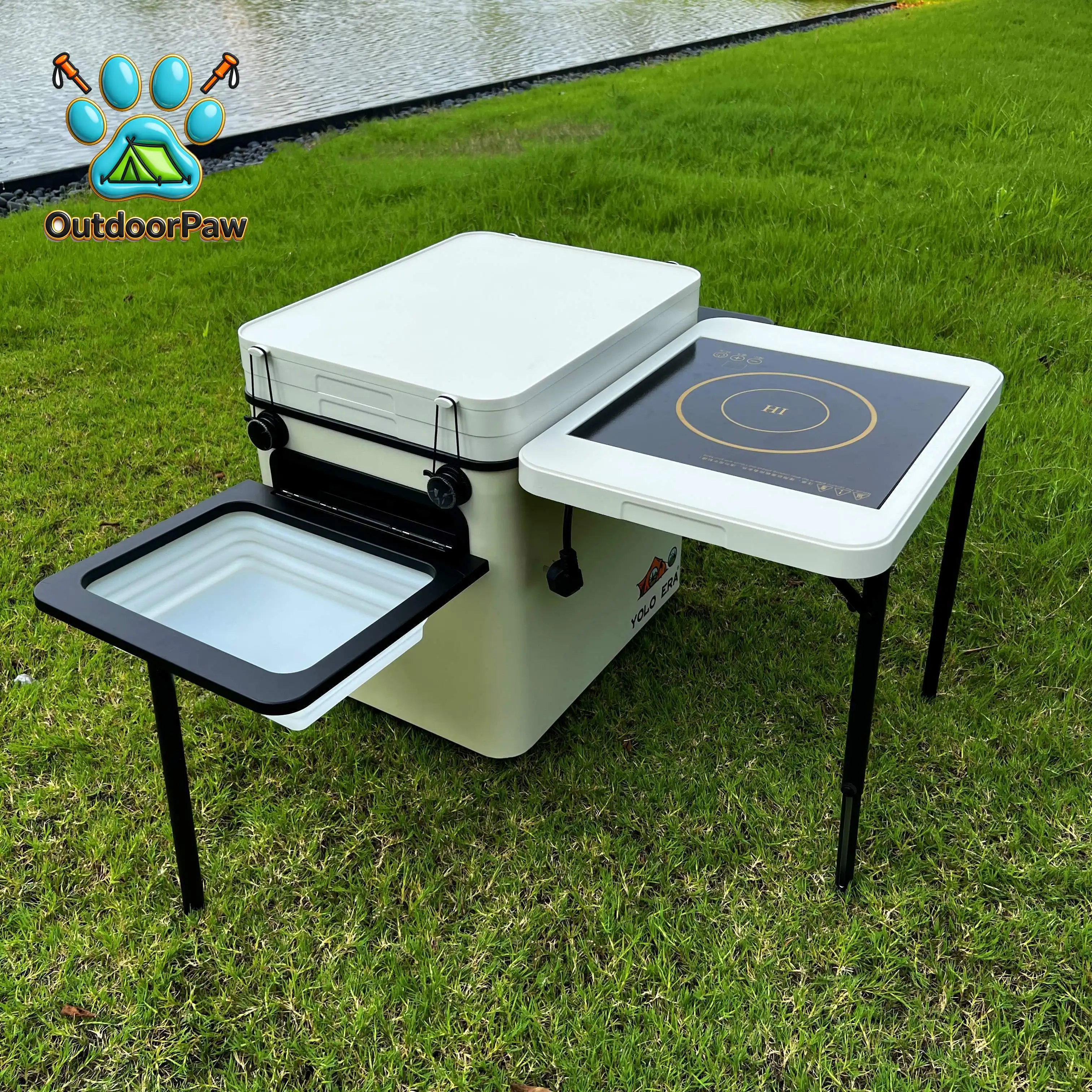 Draagbare campingkeukenset, ve - Camping Cooking Gear Set recensie en prijs