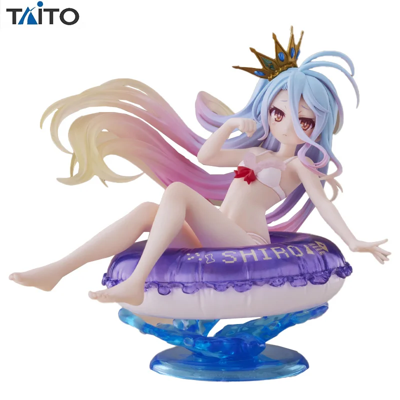 

Taito AFG NO GAME NO LIFE Aqua Float Girls Shiro Anime Figure Action Model Collectible Toys Gift