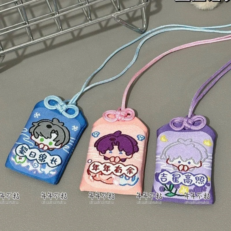 

Аниме Love And Deep Space Полный персонал Doujinshi Zayne Xavier Rafaye Sylus Guardian Очаровательная сумка Подвеска Косплей Подарок на удачу