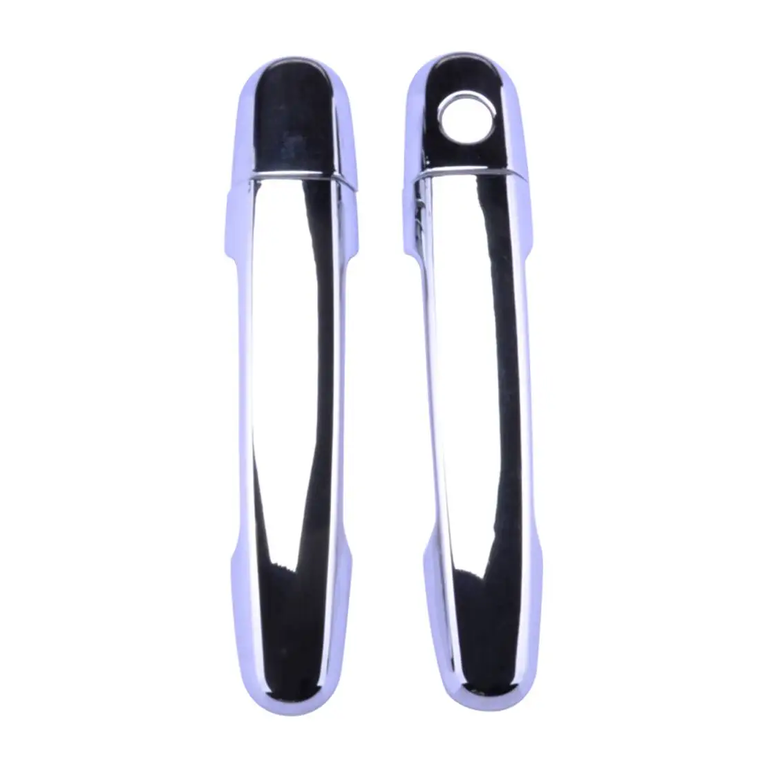 

1 Set Exterior Door Handle Cover Trim With 1 Hole Silver ABS Fit For Toyota Hilux Vigo SR5 MK6 Pickup Fortuner Corolla Yaris