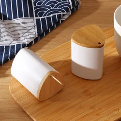 Kitchen Toothpick Box Household Tooth Pick Holder Container Living Room Portable Toothpick Dispenser Storage Bucket Storage Box