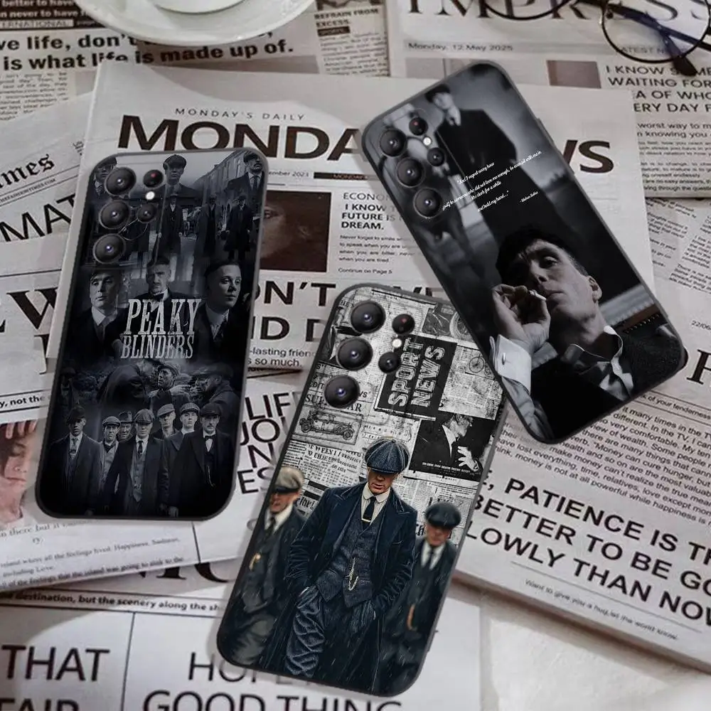 TV P-Peaky B-Blinders Anmie Phone Case For Samsung S 24 Fe 25 Ultra Plus 20 Lite 21 30 22 23 24 22 Ultra 5G Fundas