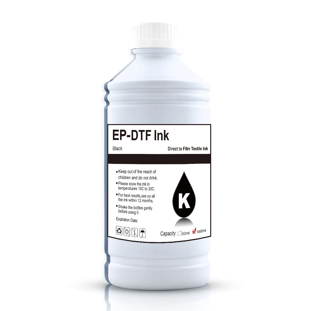 حبر EP-DTF لفيلم DTF فيلم النقل المباشر نقل الحرارة لحبر طابعة Epson I3200 L1800 L800 L805 XP600 TX800 PET