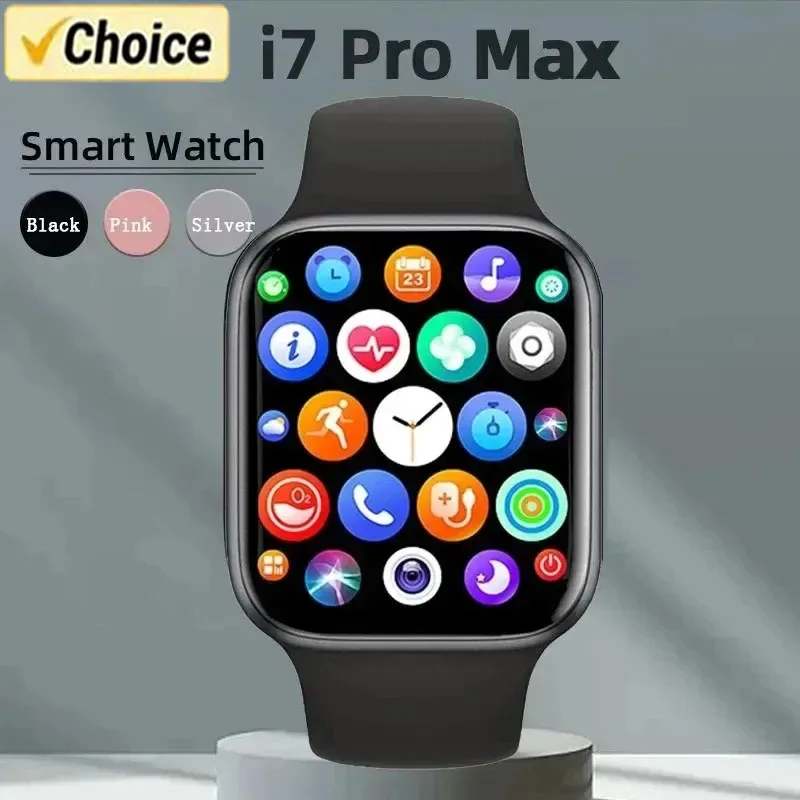 New Original SmartWatch Smart Watch for Men I7 Pro Max Series 7 Phone Call Custom Watch Face Sport Waterproof Women Man Wearable