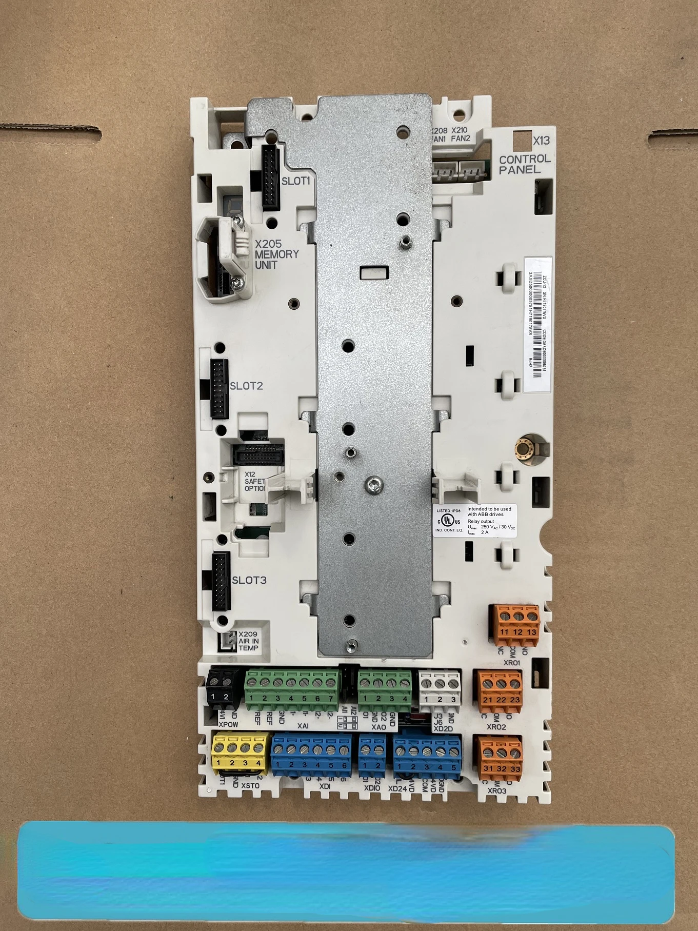 

ABB ACS880 series frequency converter control main board ZCU-12 CPU board terminal signal I/O interface board