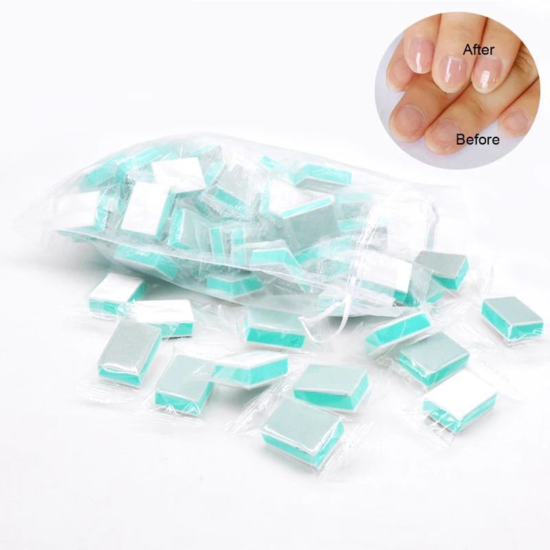 10/20/50 Pcs/bag bufor do paznokci blok plików dwustronne narzędzie do zdobienia paznokci żel UV polerka Mini polerowanie pielęgnacja Salon Pedicure Manicure