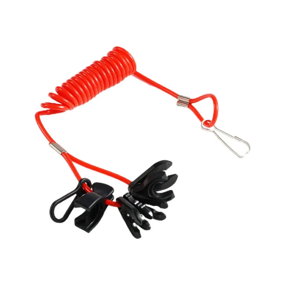 Boat Outboard Switch Engine Motor Lanyard Kill Urgent for YAMAHA Jet Ski 2-425hp Key Reminder Rope Safety Tether image 4