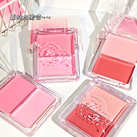 2 in 1 Water Blush & Highlighter - Matte & Shimmer Double Ended Cream, Brightening, Lightweight and Buildable Concealer, Sweet a