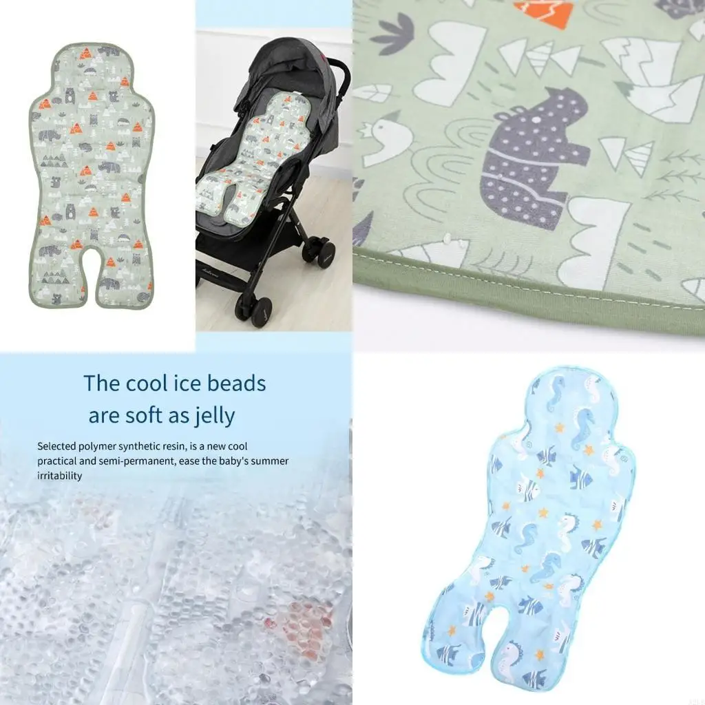 

Baby Strollers & Car Cooling Pad Double Sided Pram Insert for Summer Comforts A2UB