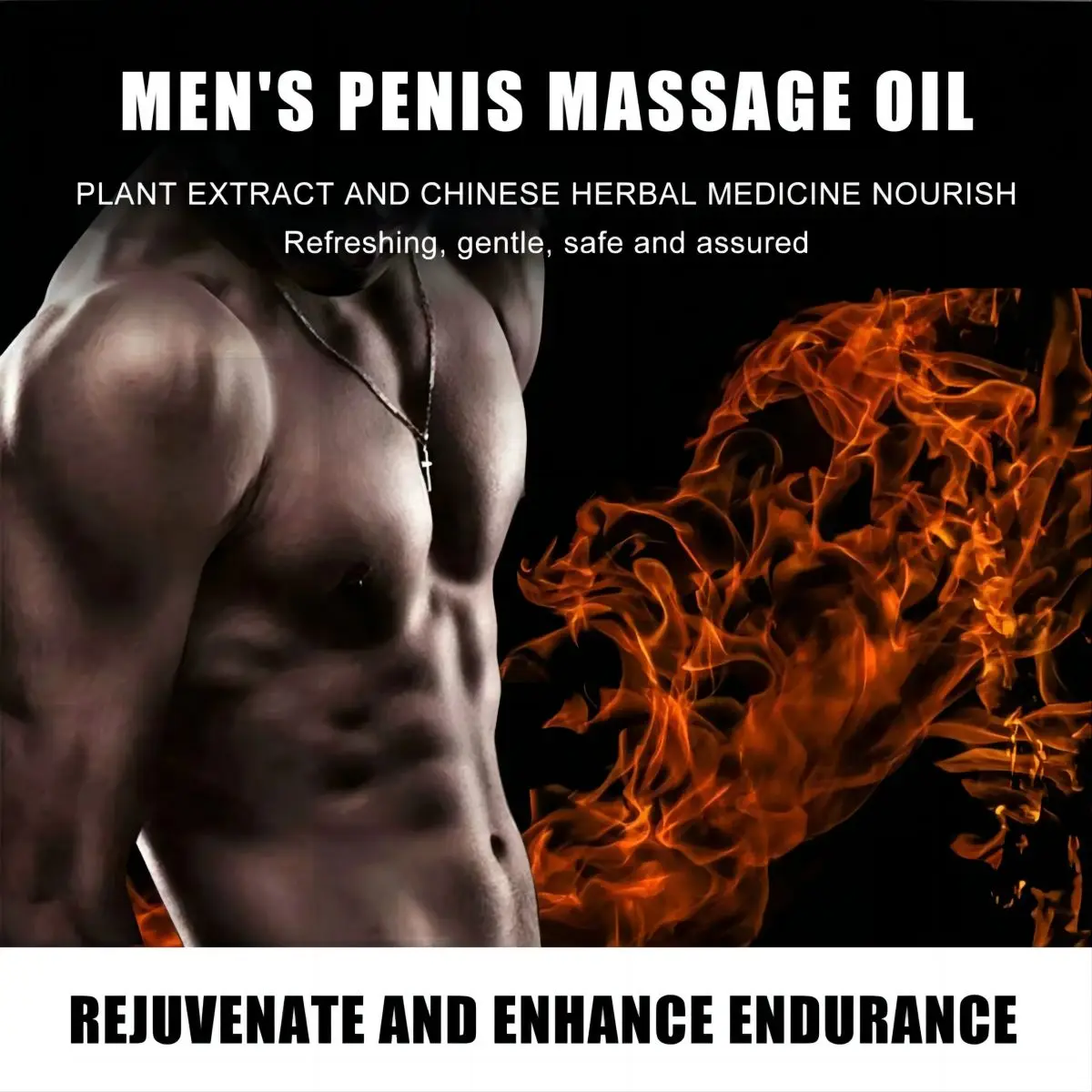 Men Enlarging Essential Oil  Endurance Long-lasting Delay  Growth Strong Energize Enhance Massage Strengthen Strength