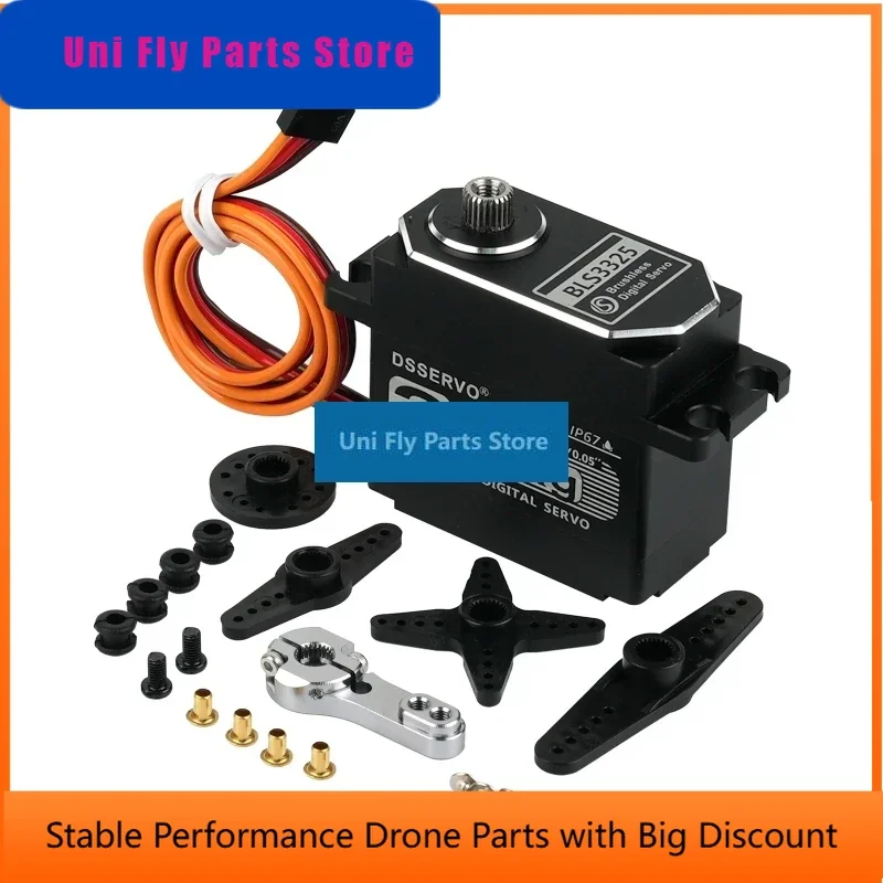 UniFlyOriginal 25KG BLS3325 Digital Servo Motor All-Metal 180/270 7.4V Waterproof High Speed Brushless For 1:8 1:10 1:12 Car Ro