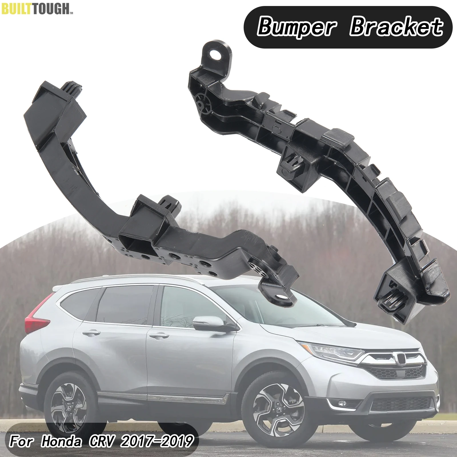 2pcs Car Front Left RIght Bumper Bracket Driver Side Passenger Side Bumper Support 71193-TLA-A01 For Honda CRV 2017 2018 2019