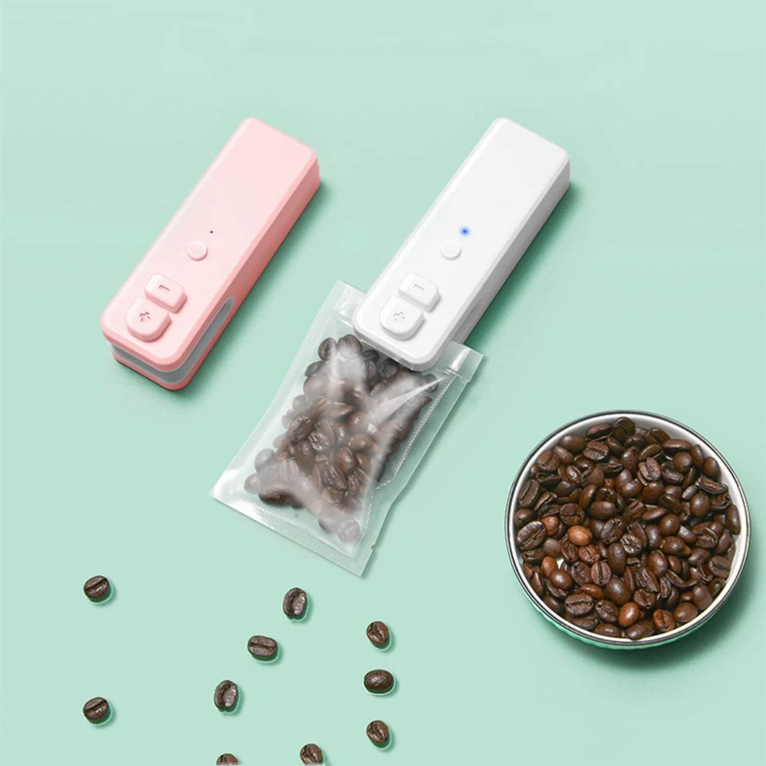 New Upgraded USB Charging Bag Sealing Machine Portable Magnetic Suction Food Snack Plastic Bag Sealer Quickly Seal Open Bag