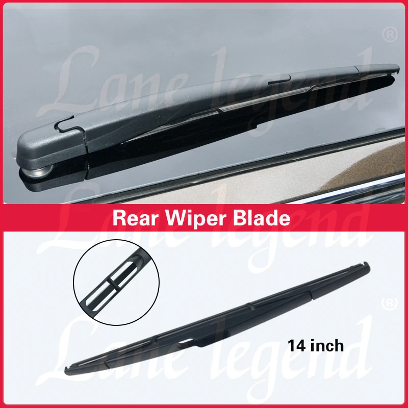 Recambio de limpiaparabrisas para ventana trasera de coche, accesorios para Ford Edge 2007-2014, 2011, 14"