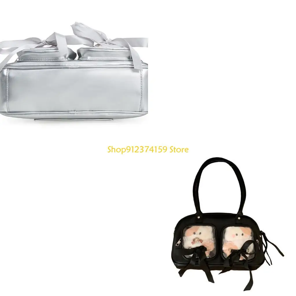 

G5AE Harajuku Itabag Shoulder Bag Transparent Pocket Bag Women's Ita Bag Crossbody Bag Handbag Satchel for Womens