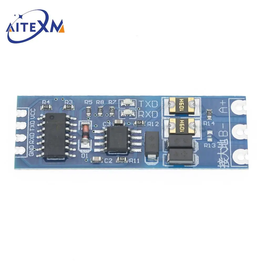 TTL Turn To RS485 Module Hardware Automatic Flow Control Module Serial UART Level Mutual Conversion Power Supply Module 3.3V 5V