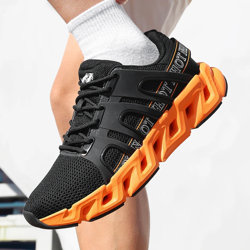 

Новые кроссовки для бега весна-лето 2026 для мужчин и женщин, дышащие сетчатые спортивные кроссовки, легкие амортизирующие кроссовки для марафона