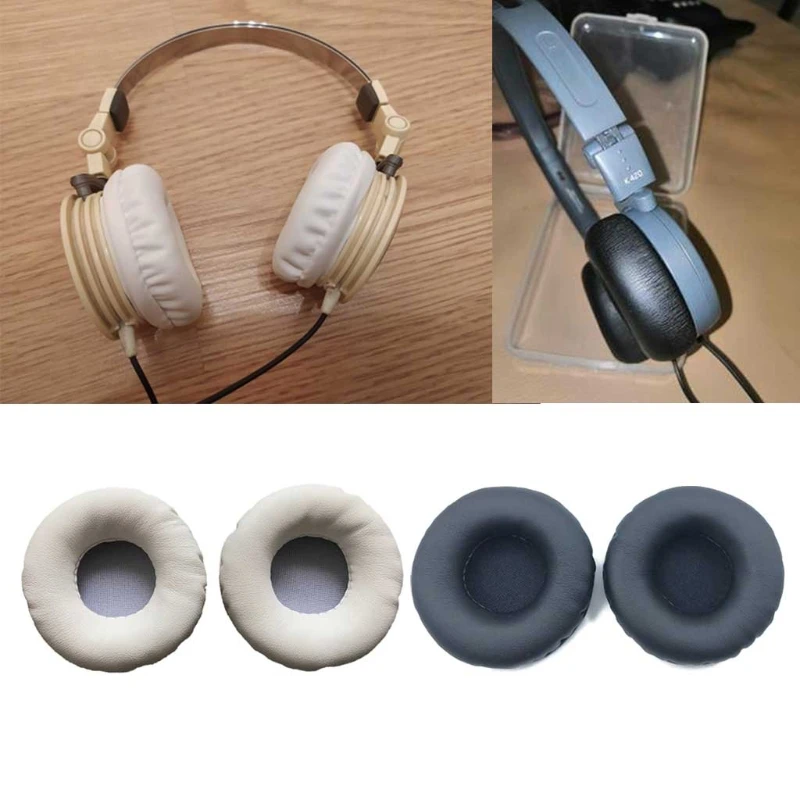 Breathable Earphone Sleeve Soft Leather for AKG K420 K430 LE-K416P Y30 K404 Noise Cancelling Earpad Cushion 896C