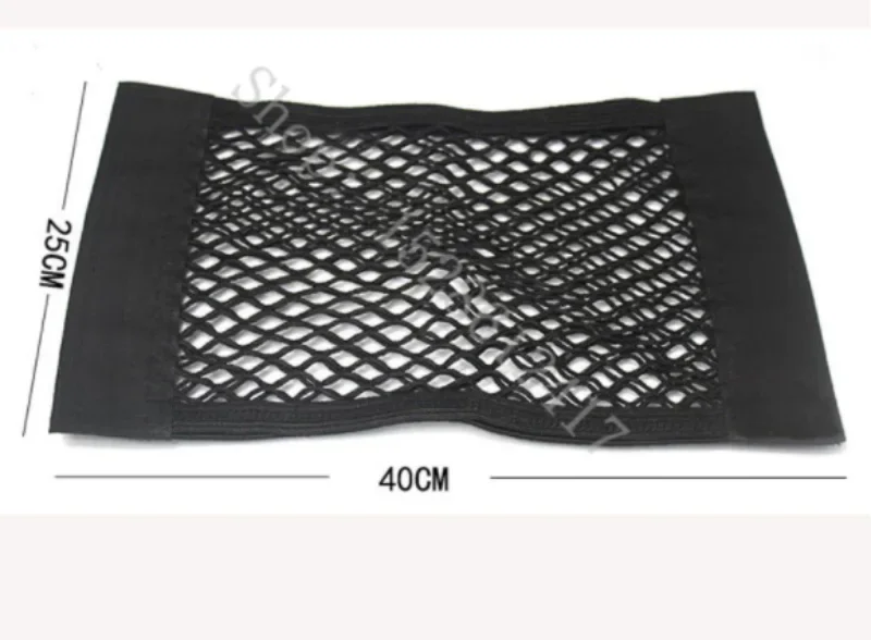 For Peugeot 308 2009-2019 Car Trunk Seat Back Elastic Storage Net Cargo Organizer Bag Styling Accessories