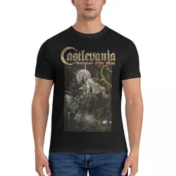 Vintage Castlevania Symphony Of The Night T-Shirt Men Crewneck Cotton T Shirt Castlevania Short Sleeve Tees 4XL 5XL 6XL Tops