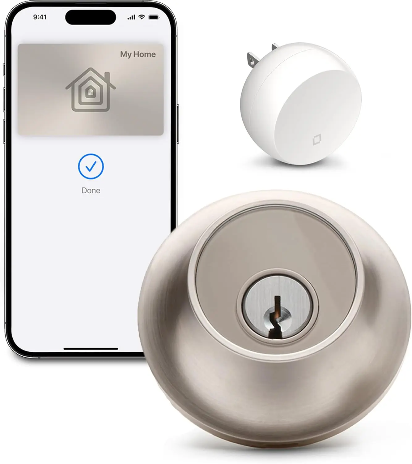 Deadbolt Smart Lock - World's Smallest Smart Lock Plus Apple Home Key - Lock/Unlock Anywhere - Level App for iOS & Android