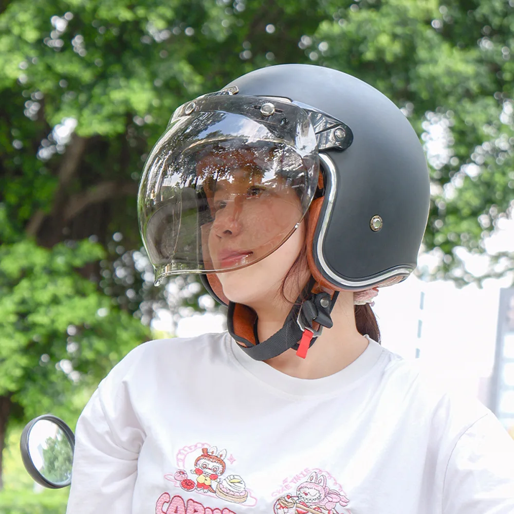 กระบังหน้าแบบเปิดสำหรับหมวกกันน็อคมอเตอร์ไซค์  แบบฟองอากาศ  แบบพับขึ้นได้  เลนส์หมวกกันน็อค  อุปกรณ์เสริมหมวกกันน็อคมอเตอร์ไซค์