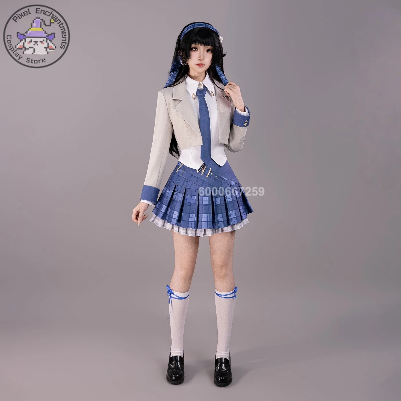 

Game Honor of Kings Cosplay Shining Girls Group Costume Anime Xishi Role Playing New JK Uniform Dress Outfit for Women Comic Con