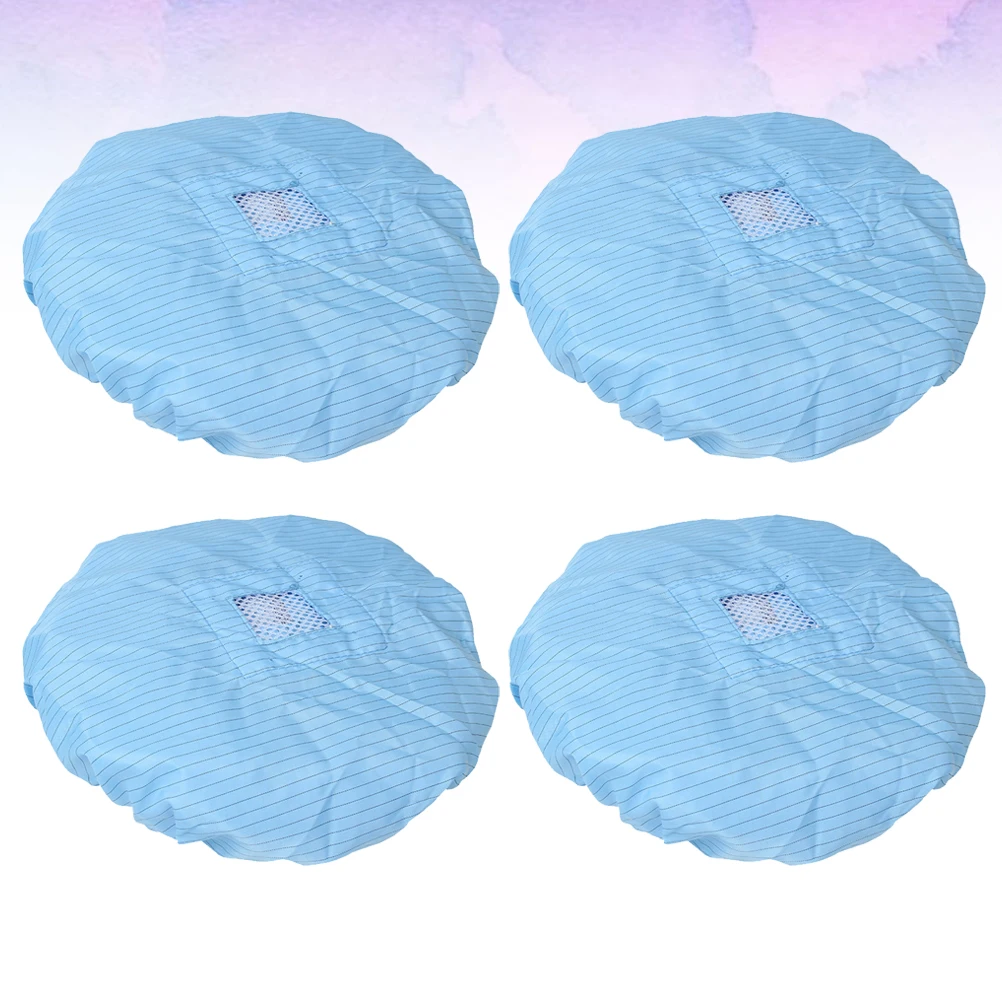 

Шапка Дышащая Защитная Пыленепроницаемая Синяя Антистатическая Рабочая Мужская и Женская