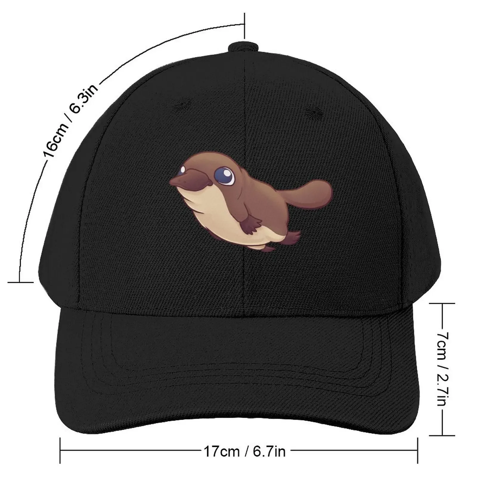 Platypus platypus Baseball Cap Cosplay Designer Hat Golf Cap Hat Luxury Brand For Girls Men's