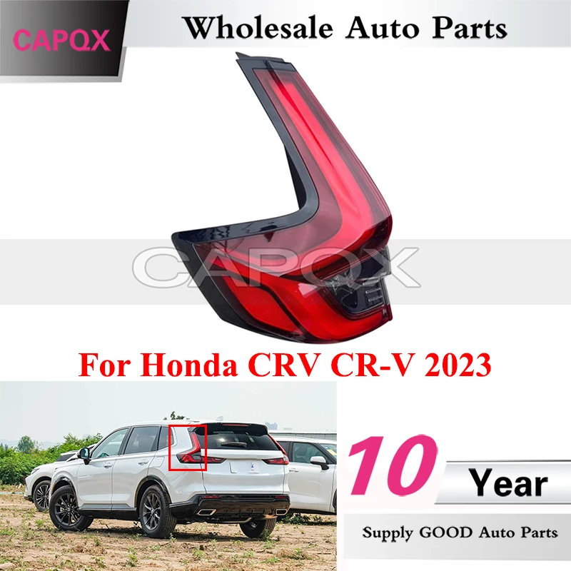 Luz Trasera de Parachoques CAPQX para Honda CRV CR-V 2023, Luz Trasera Exterior, Luz de Freno Trasera, Luz de Advertencia