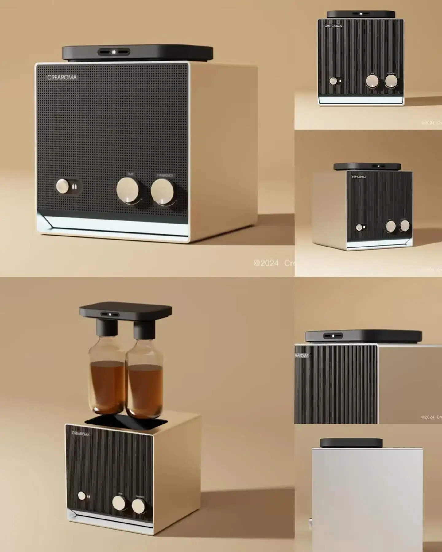 

New Product Ideas 2025 Double Oil Bottles Electric Smart Appliances Waterless Humidifier Diffuser Air Freshener