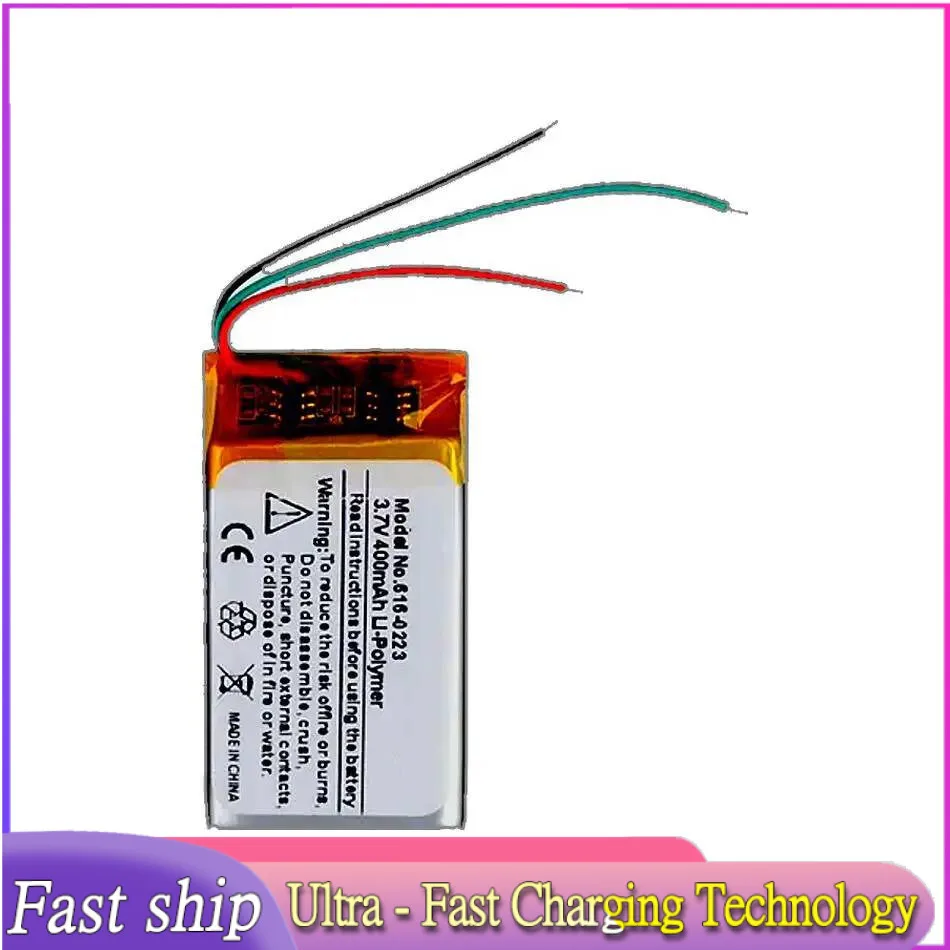 

Аккумулятор 616-0223 616-0224 400 мАч для Apple iPod Nano1 Nano 1-го поколения 1 поколения Nano 1 Nano1 A1137 4 ГБ 2 ГБ 1 ГБ